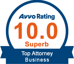 Avvo Rating 10.0 Topy Attorney Business