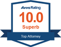 Avvo Rating 10.0 Topy Attorney Employment